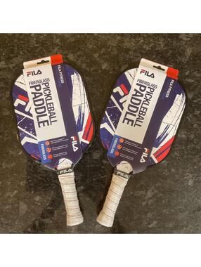 FILA Fiberglass Pickleball Paddle with Comfort Grip Set of 2